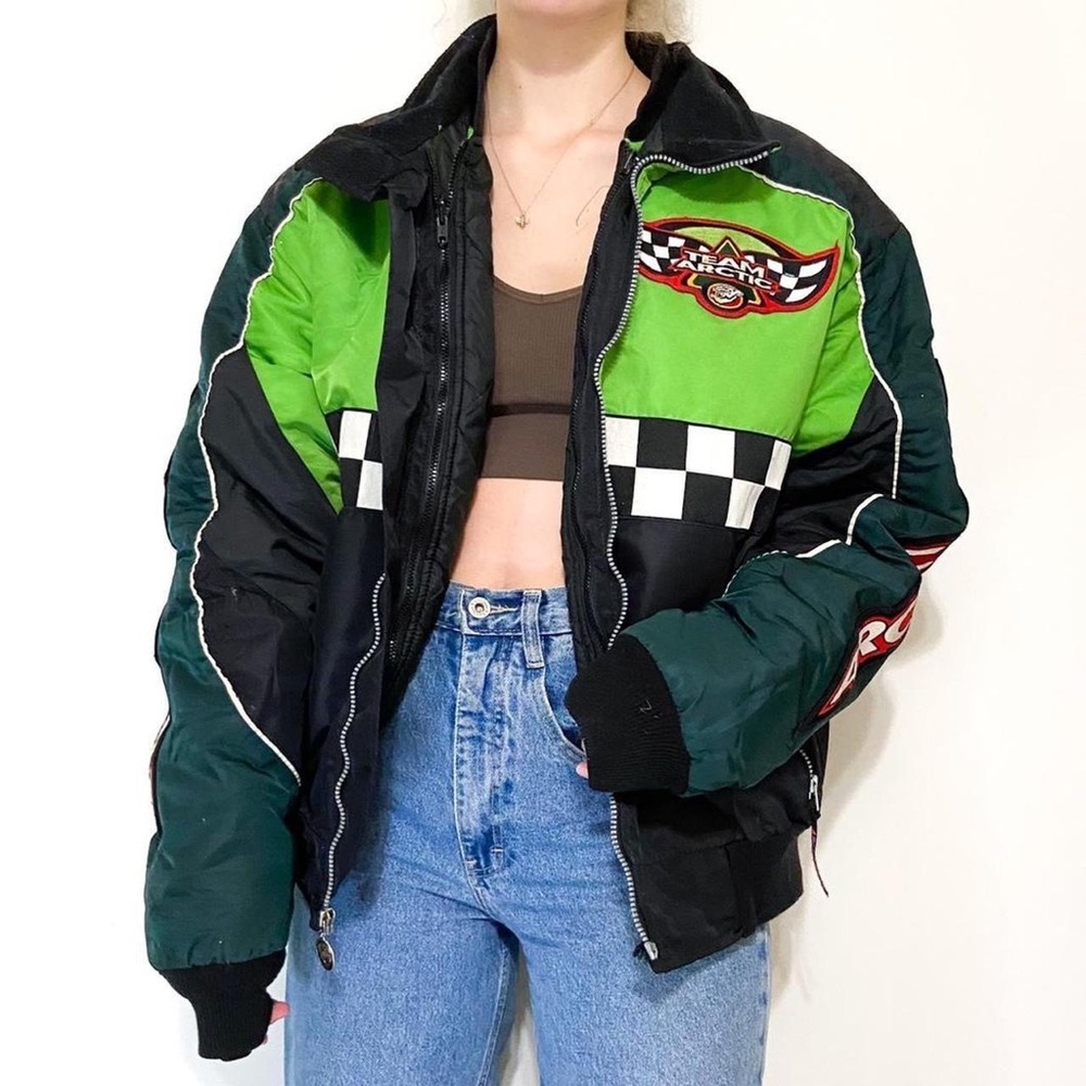 TEAM ARCTIC - Green & Black Racing Jacket